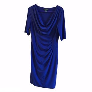 Lauren Ralph Lauren Blue Career/ Cocktail Dress